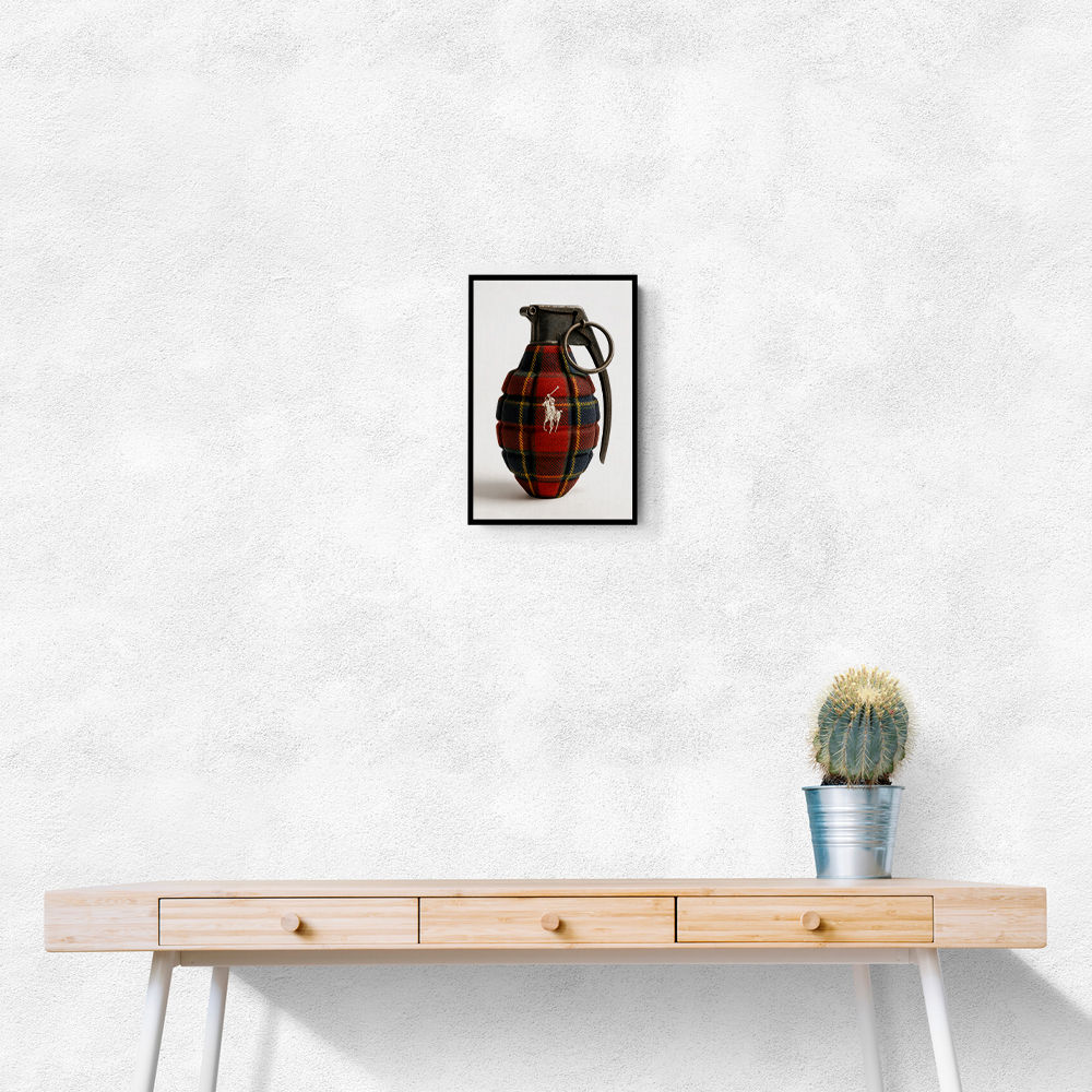 Ralph Lauren Fashion Inspired Grenade Wall Art   
